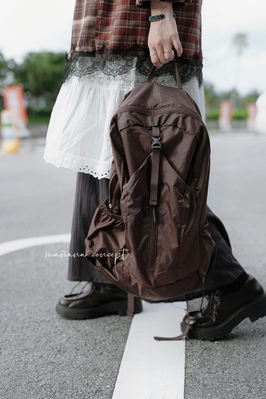 COCA POCKETABLE VERTICAL ZIPPER BACKPACK