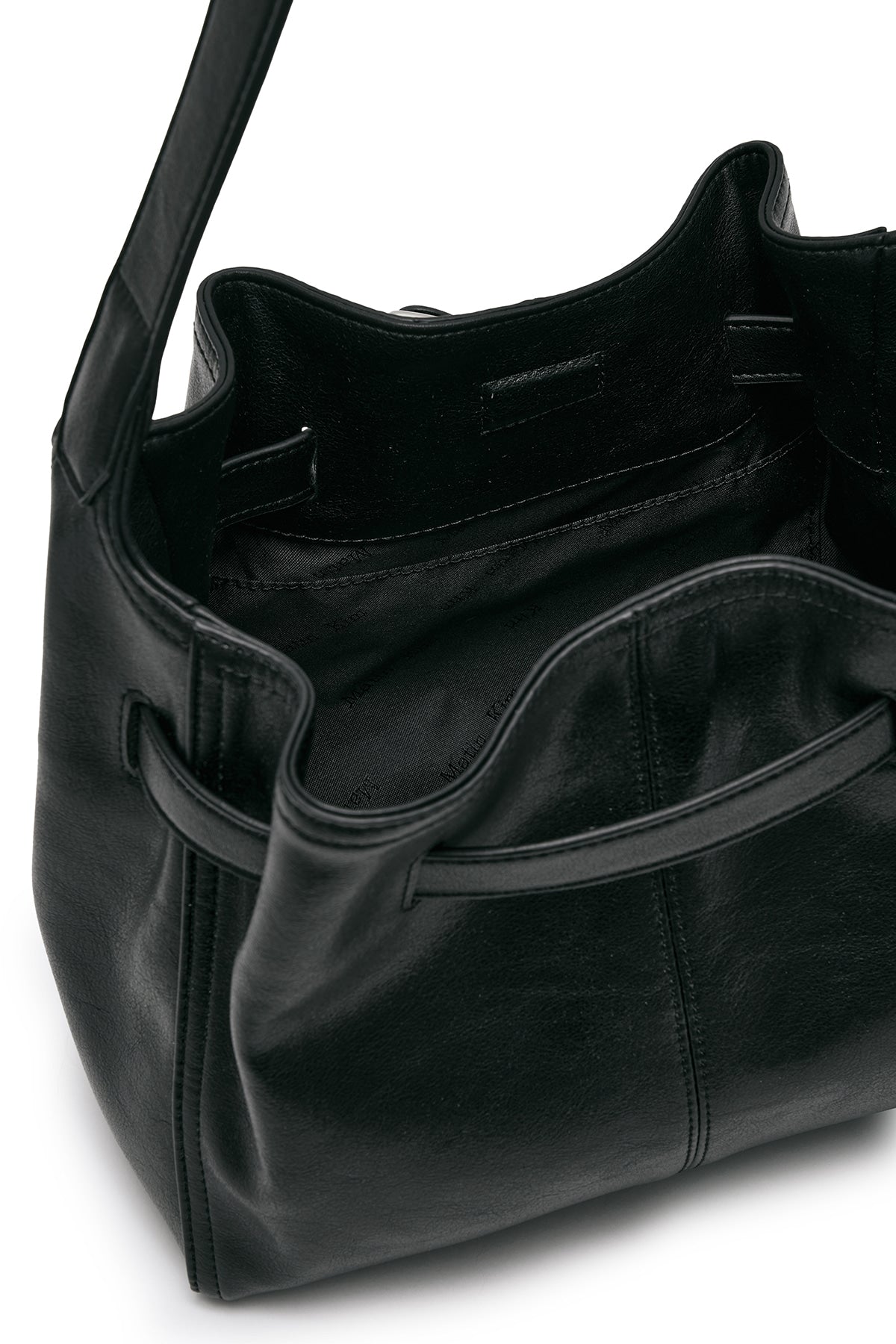 MATIN KIM BELTED VOLUNN BUCKET BAG