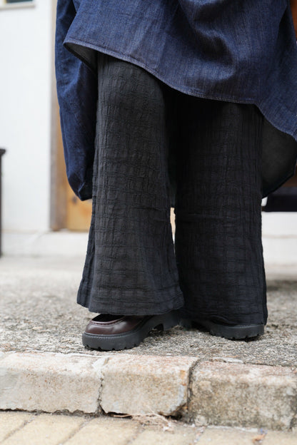 CA910 LT-WEIGHT CHECKED CAUSAL PANTS