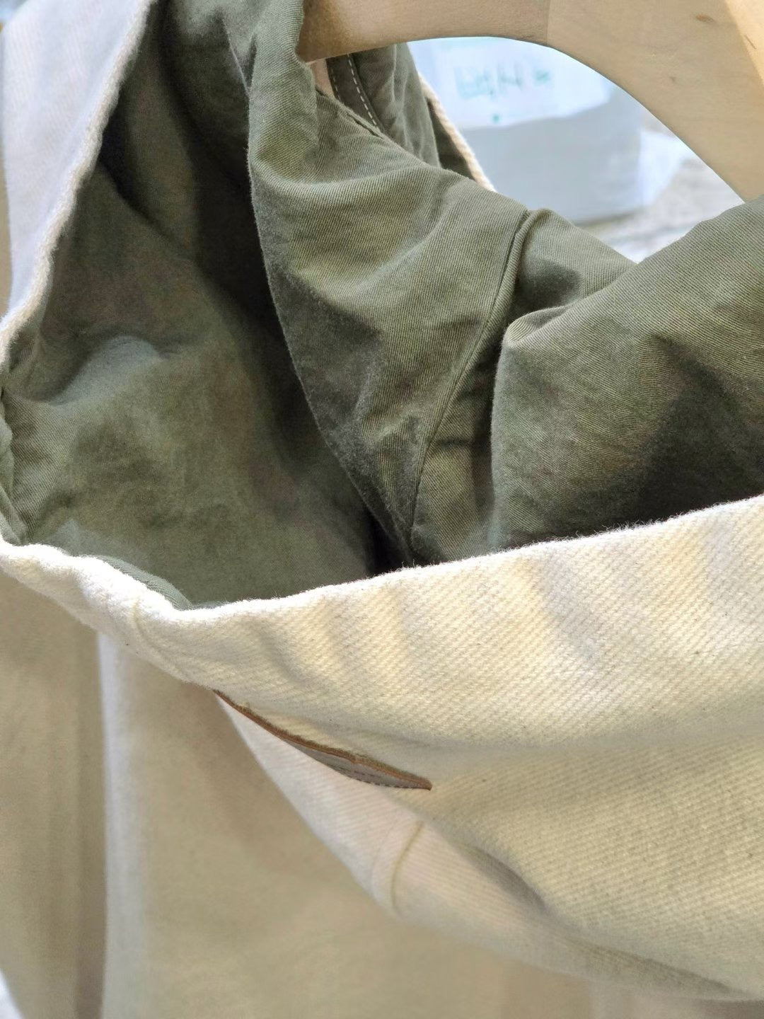 MZ938 DENIM TWILL BRUSHED HOODED COAT