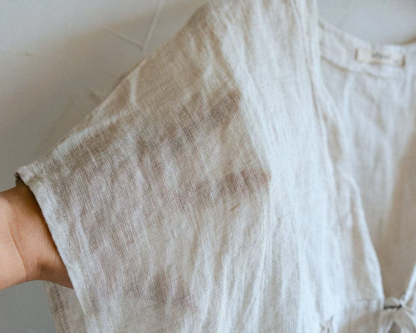 MB030 LINEN KIMONO SLEEVE BLOUSE