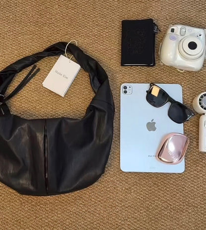MATIN KIM TWIST HANDLE HOBO BAG