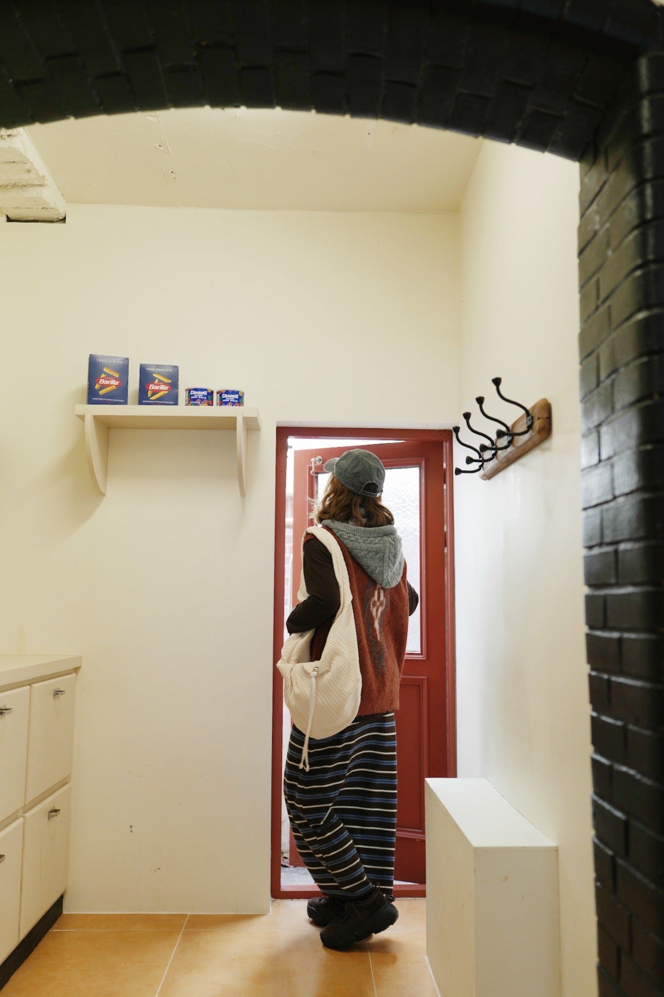 MZ921 CABLE HOODED SCARF