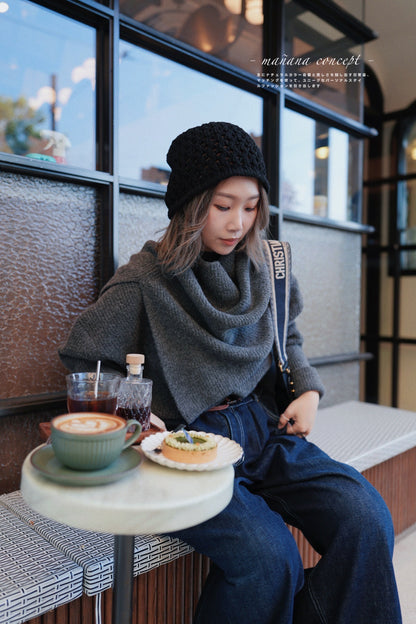 MZ600 1+1 SCARF TOP SET