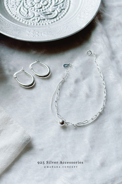 MZ833 SILVER 925 EARRING