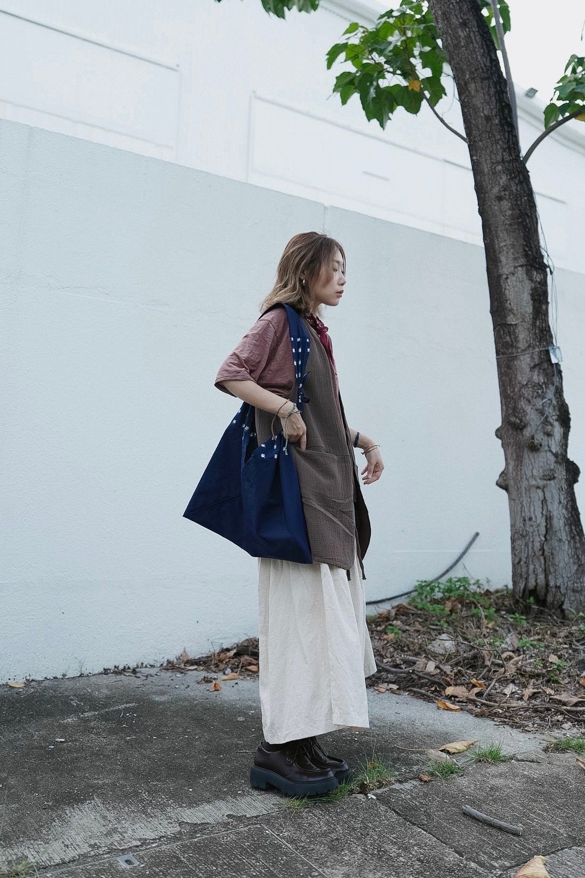 MB011 PLEATED LINEN CULOTTES