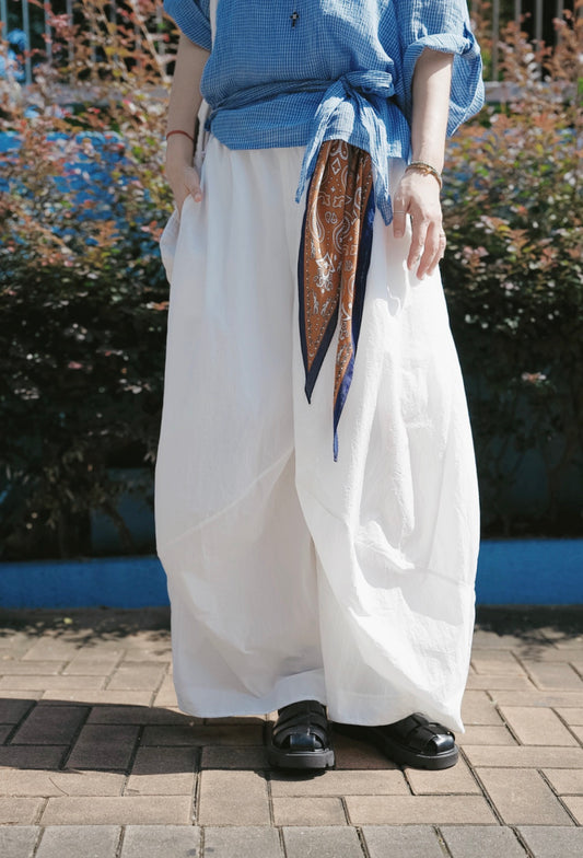 MB023 NYLON BALLOON PANTS