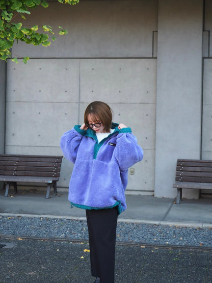 NA460 REVERSIBLE HALF ZIP BOA BLOUSON