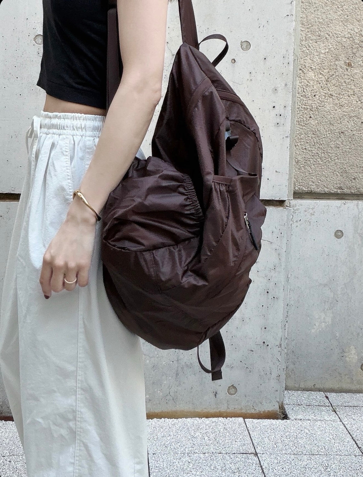 COCA POCKETABLE VERTICAL ZIPPER BACKPACK