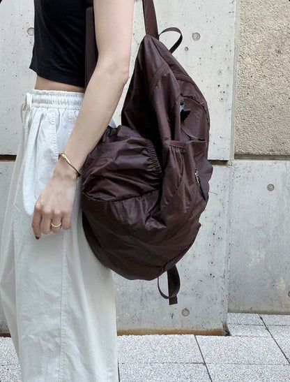 COCA POCKETABLE VERTICAL ZIPPER BACKPACK