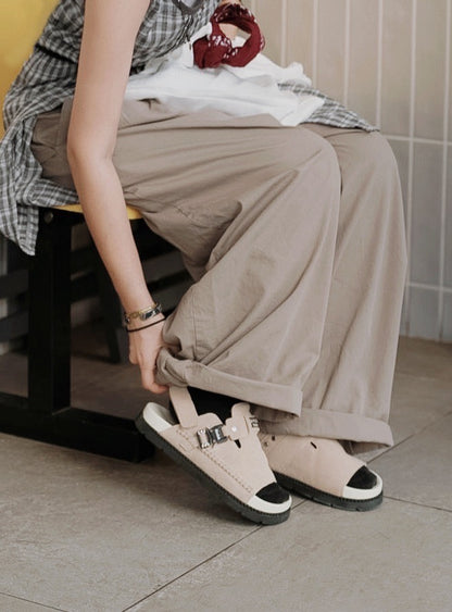 CB115 BUTTON-TABS VOLUME PANTS
