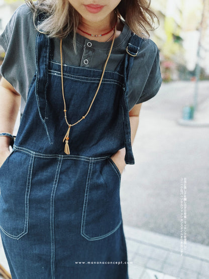 Leather Tassel Necklace