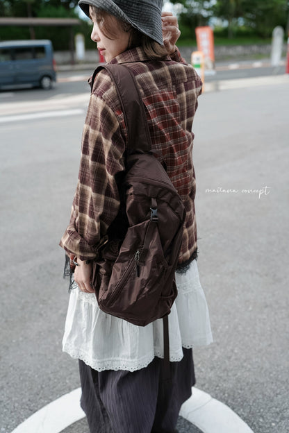 COCA POCKETABLE VERTICAL ZIPPER BACKPACK