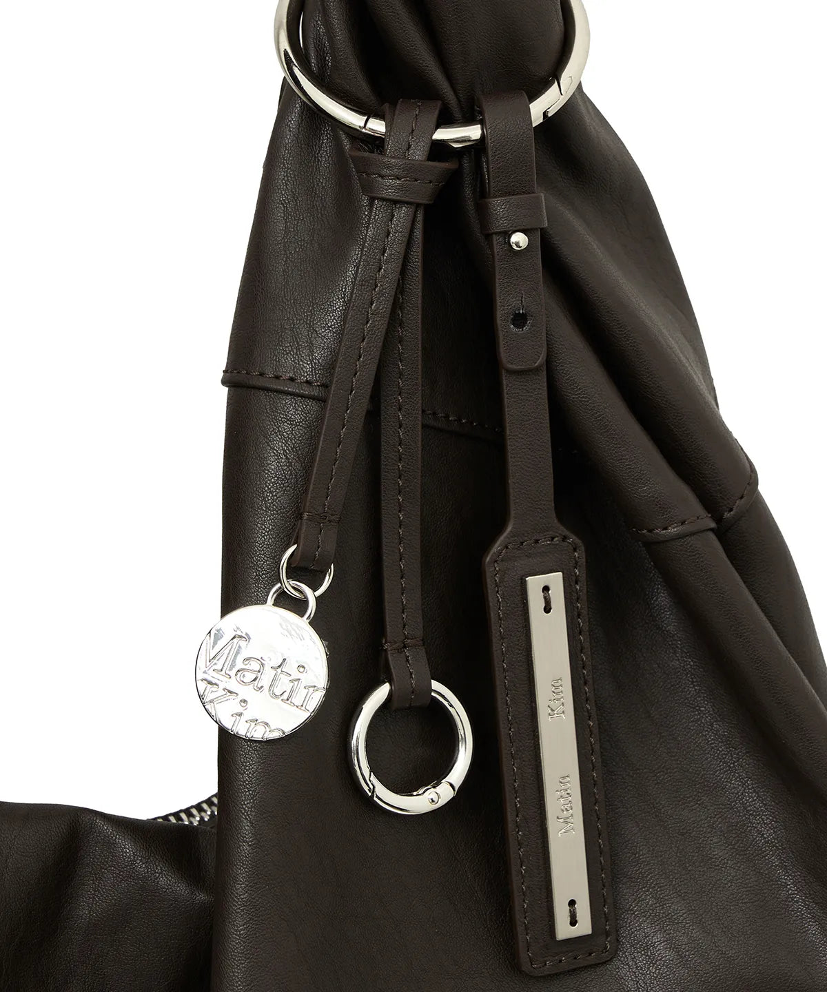 MATIN KIM TWIST HANDLE HOBO BAG