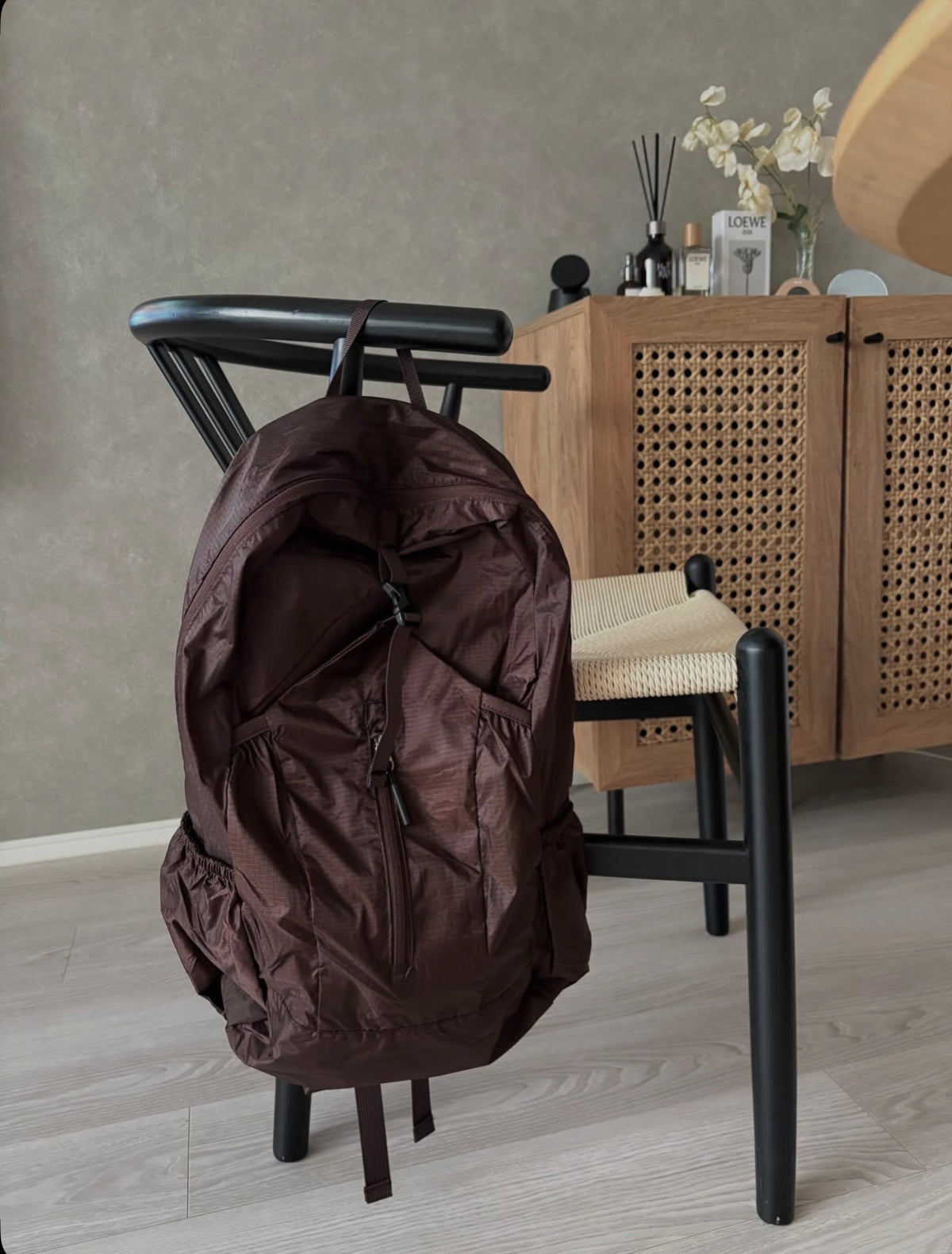 COCA POCKETABLE VERTICAL ZIPPER BACKPACK
