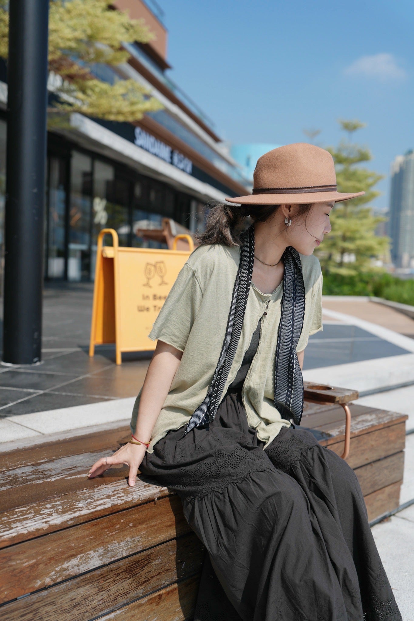 MZ815 3 BUTTONS SLUB COTTON CARDIGAN