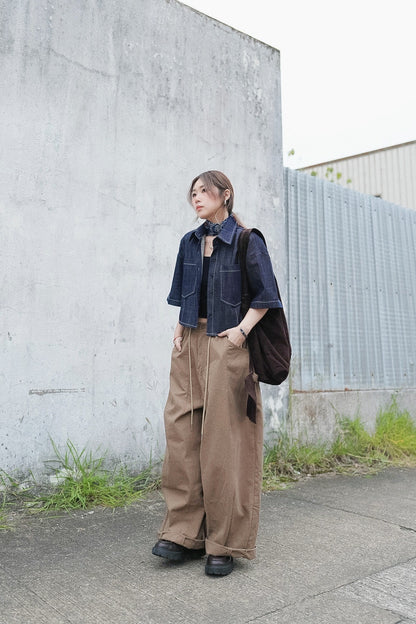 MZ965 DRAWSTRING HIJADER PANTS
