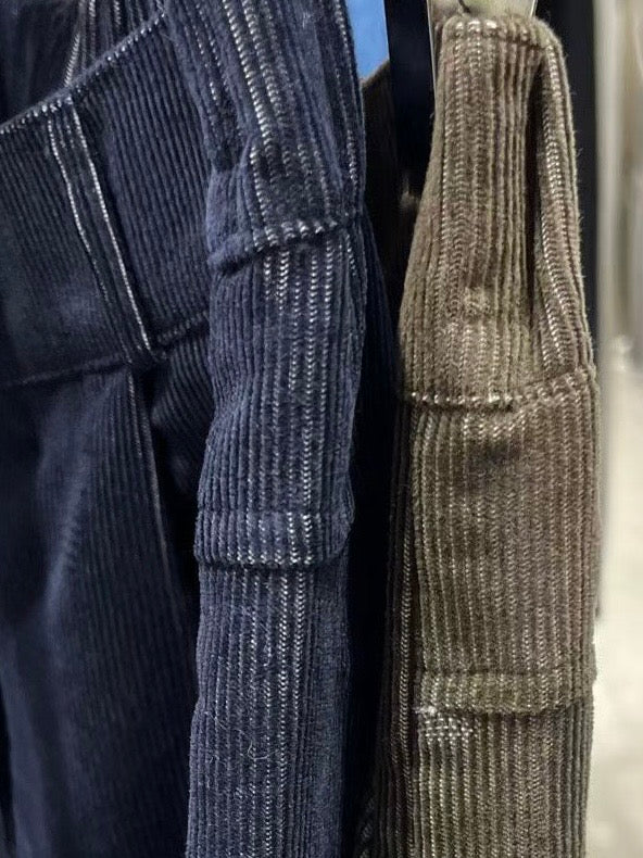 MZ861 ELASTIC WAIST CORDUROY PANTS