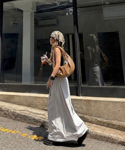 MATIN KIM TWIST HANDLE HOBO BAG