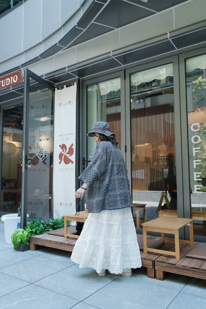 MZ798 PATCHWORK PRINTING KIMONO