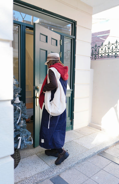 MZ921 CABLE HOODED SCARF