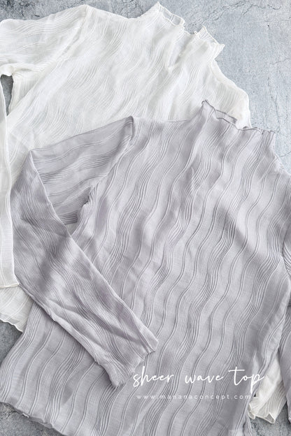 MZ976 SHEER WAVE TOP