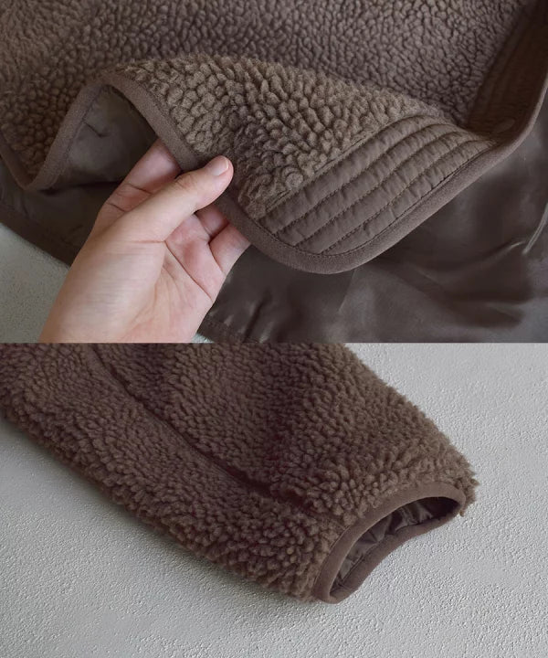 NA424 BOA FLEECE HALF COAT
