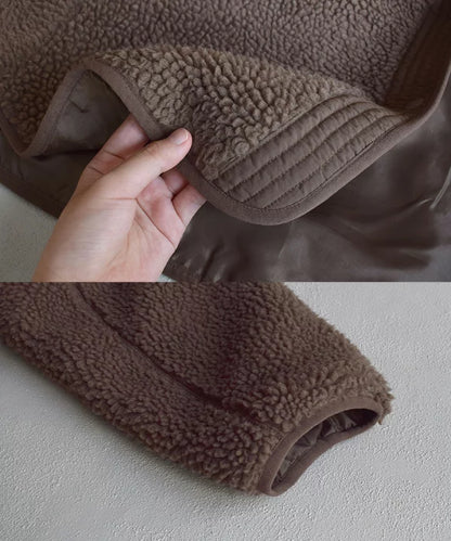 NA424 BOA FLEECE HALF COAT