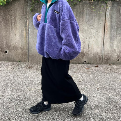 NA460 REVERSIBLE HALF ZIP BOA BLOUSON