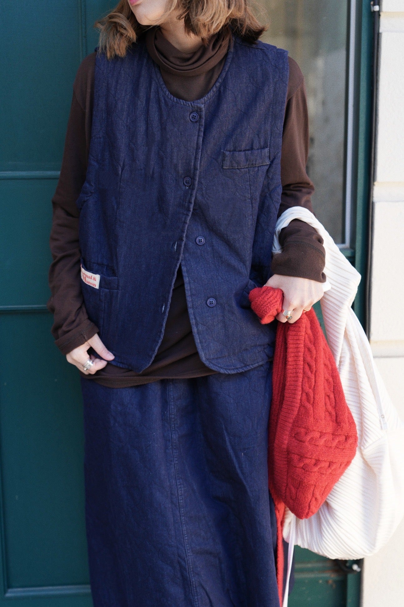 MZ918 TURTLE-NECK BRUSHED LONG TOP【 2件減-$20, 4件減-$50 】