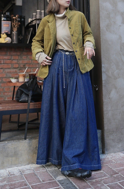 MZ892 STAND COLLAR CORDUROY JACKET