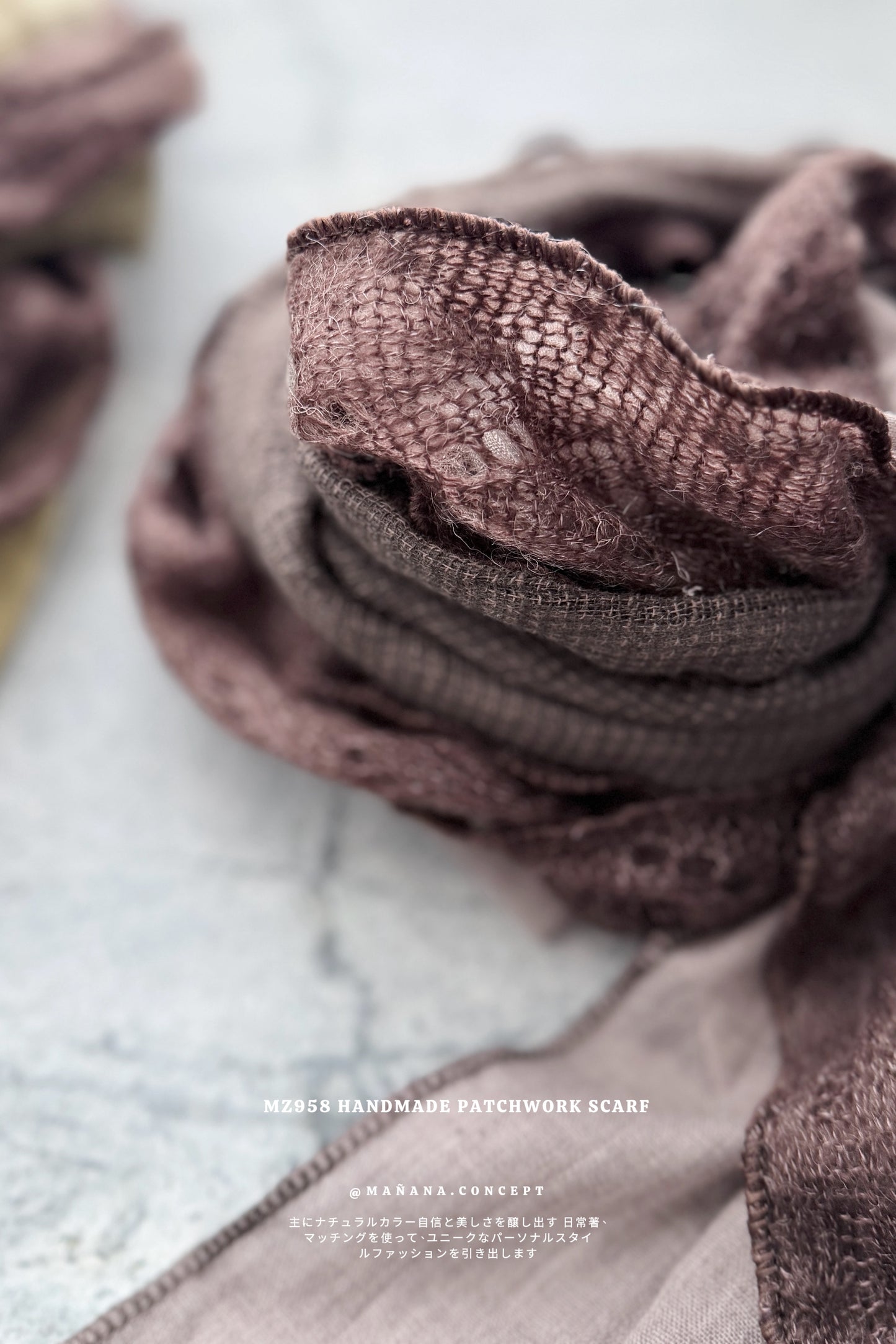 MZ958 HANDMADE PATCHWORK SCARF