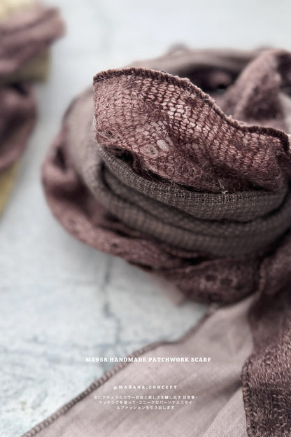 MZ958 HANDMADE PATCHWORK SCARF