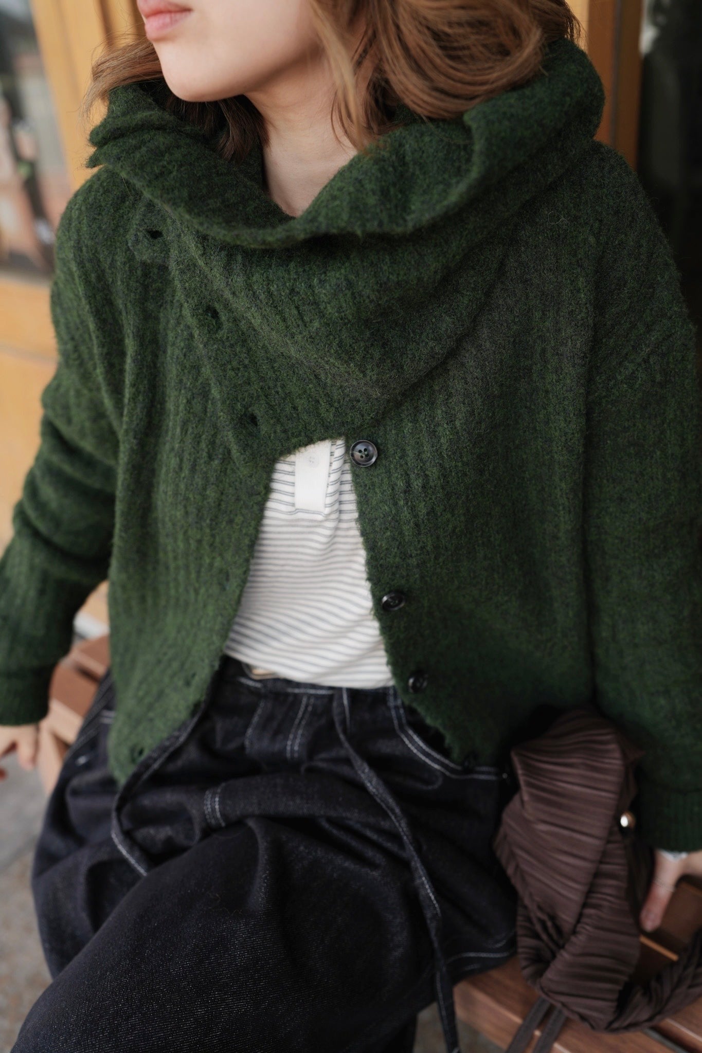 MZ905 1+1 WOOL CARDIGAN SET