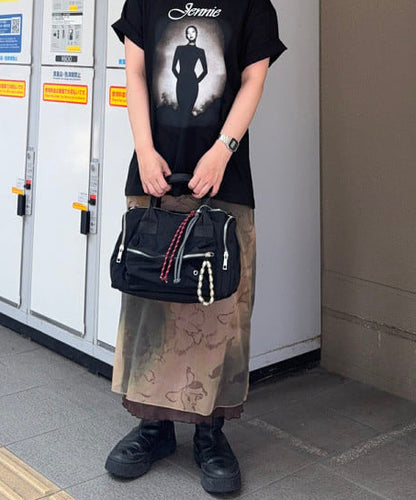 BEAMS x CTRL FREAK - MILITARY CHARM BOSTON BAG