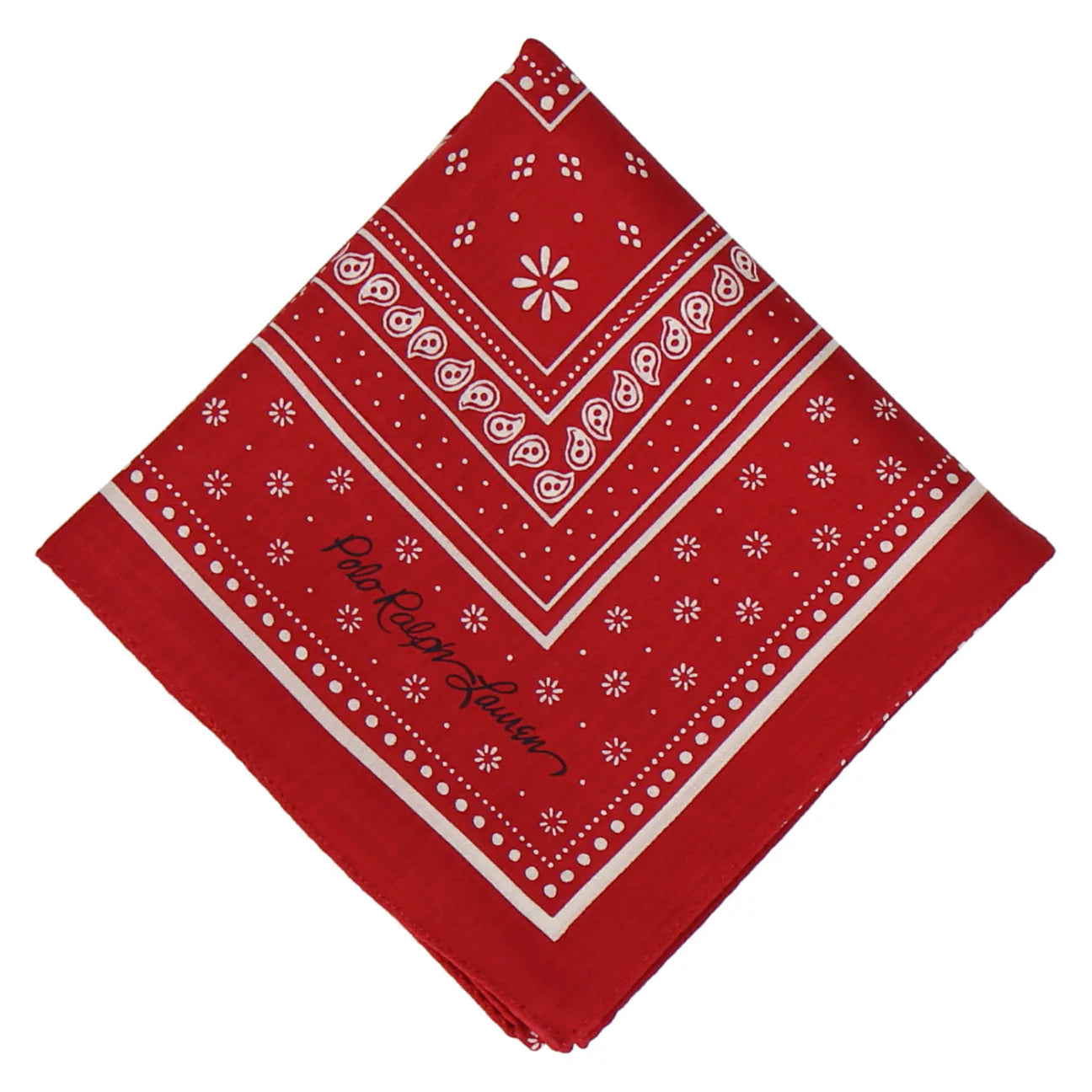 NA455 POLO RALPH LAUERN PAISLEY SCARF 🇯🇵 Made in Japan