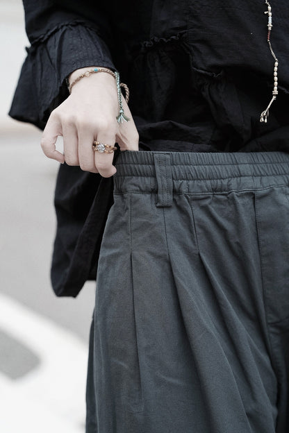 CB115 BUTTON-TABS VOLUME PANTS