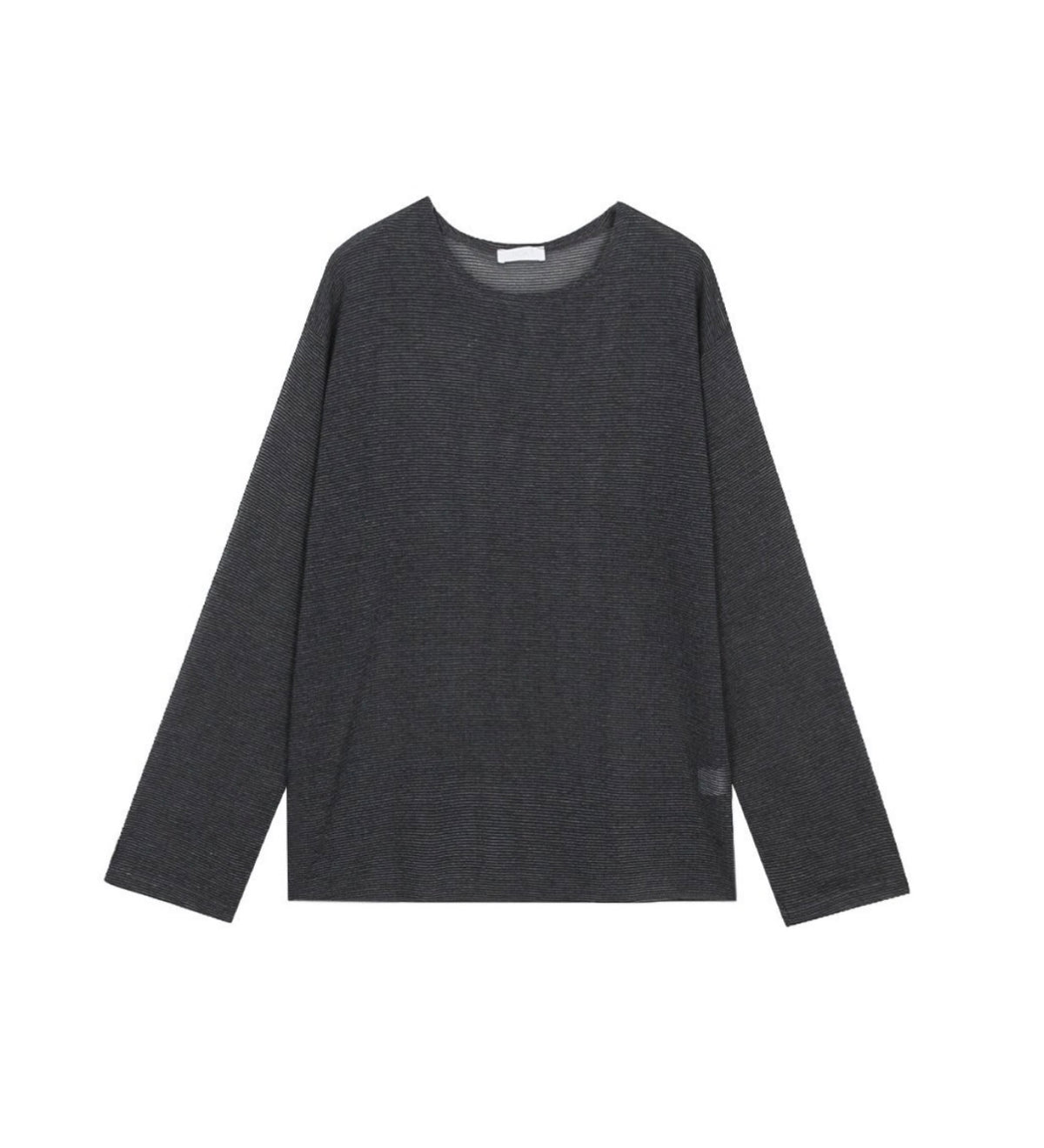 MB047 STRIPED SHEER LONG TEE