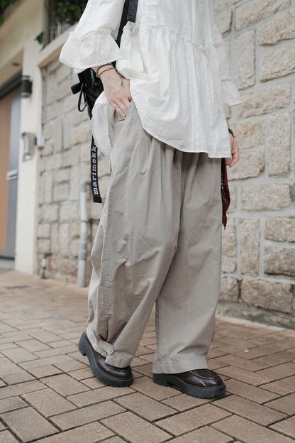 CB115 BUTTON-TABS VOLUME PANTS