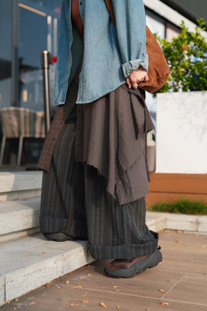 MZ953 EASY CARE STRIPED PANTS