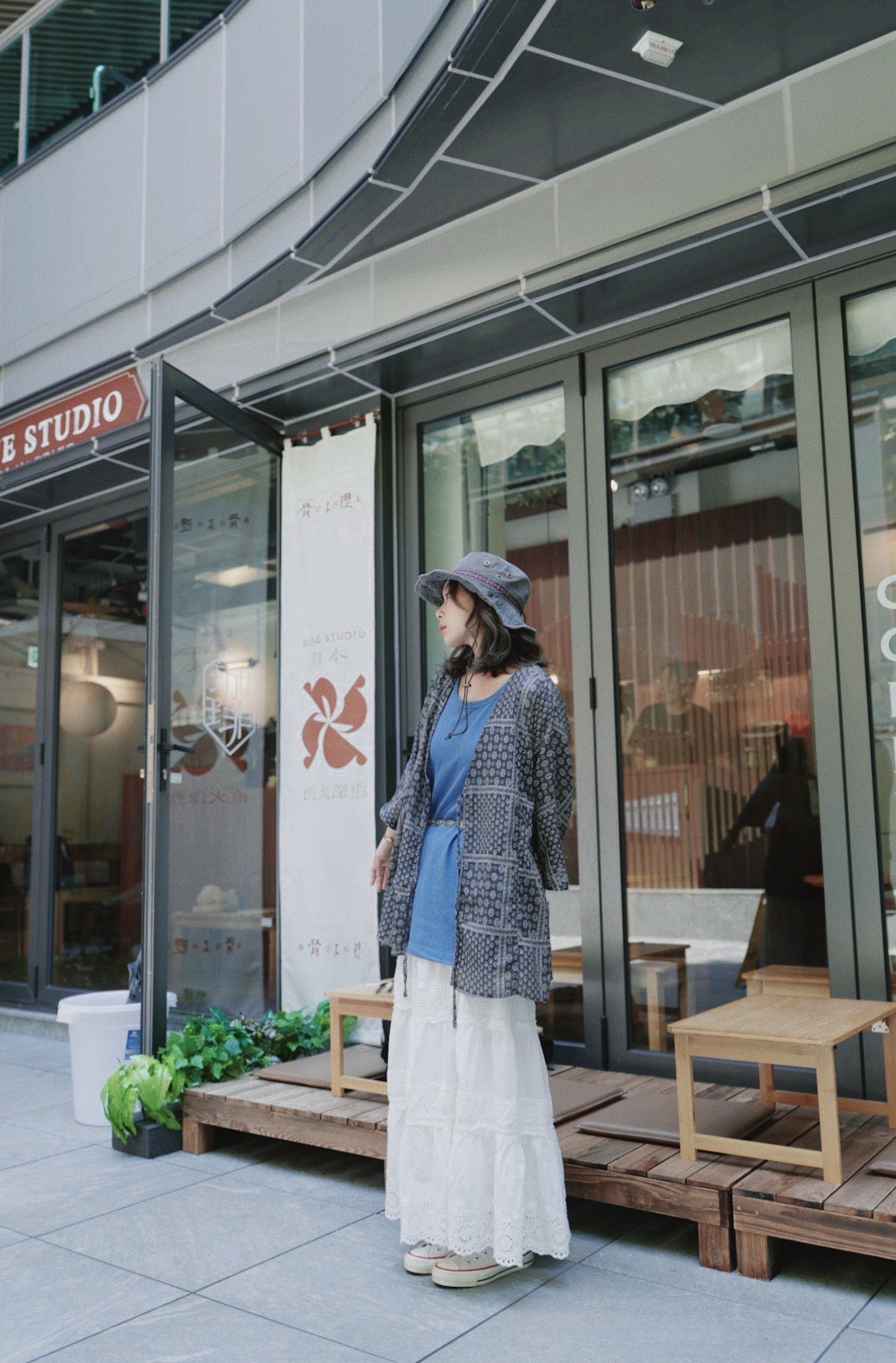 MZ798 PATCHWORK PRINTING KIMONO