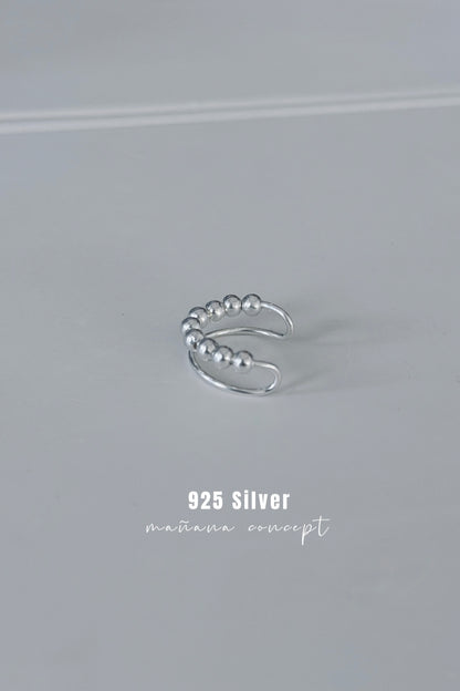 MB042 SILVER 925 EARRINGS〔 L'Heure Bleue 〕