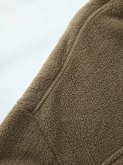 MZ922 OVERSIZED POCKET FLEECE SHIRT
