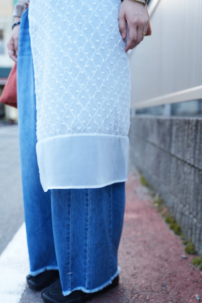 CA908 WASHED DENIM JEANS WITH BELT