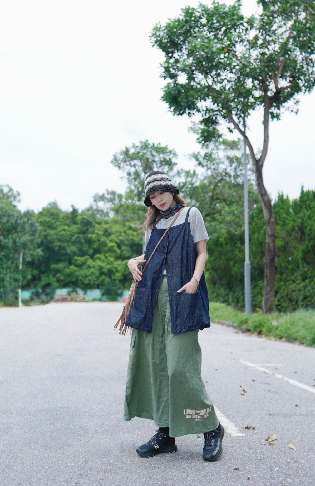 MZ789 BOXY HENLEY NECK TOP 【 2件減-$20, 3件減-$40 】