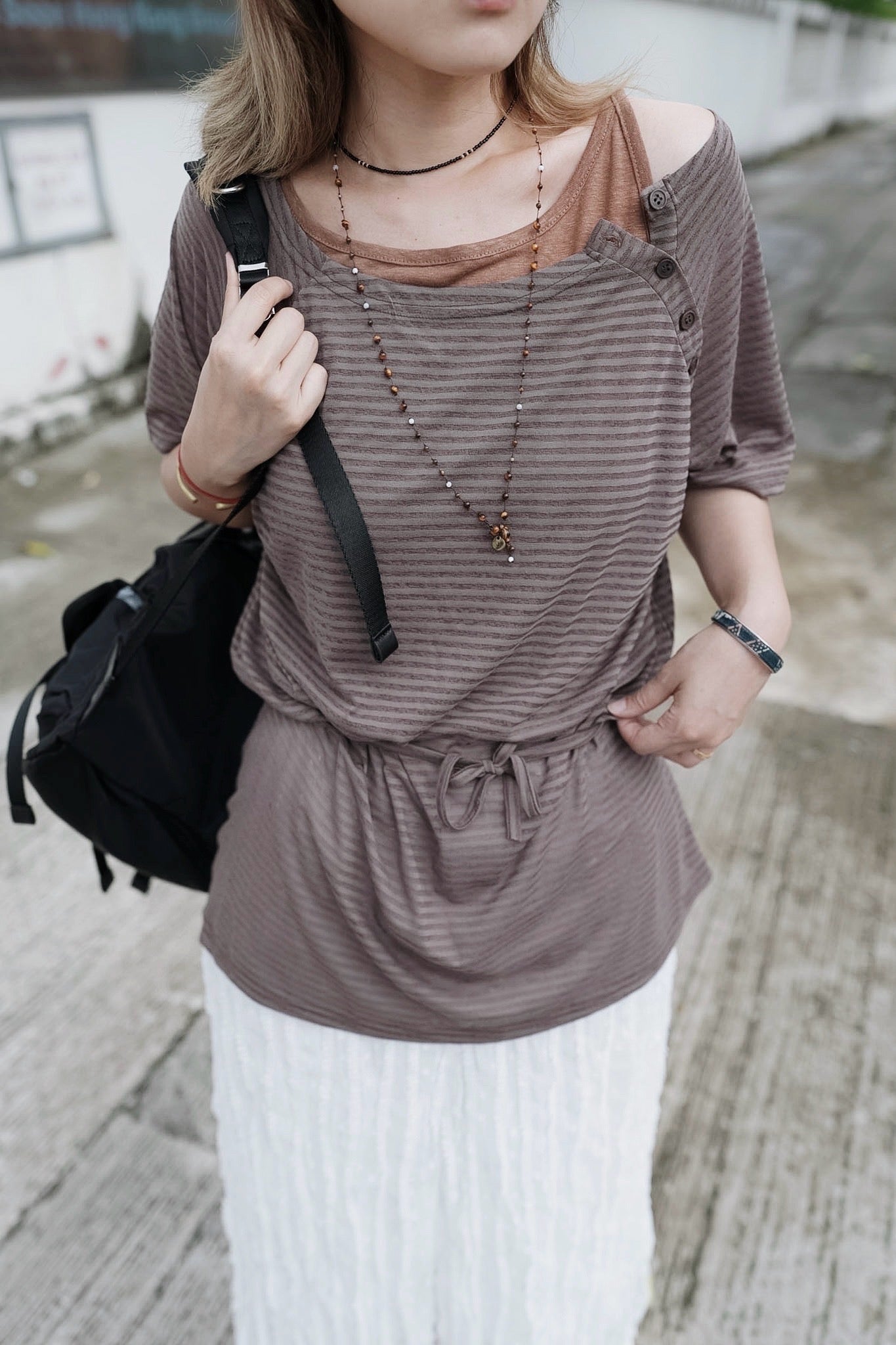 MB0010 HAND-KNOTTED BEADED NECKLACE