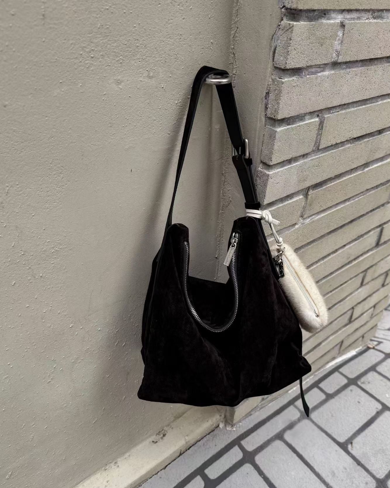 MZ951 ITALIAN HANDMADE LEATHER BOXY HOBO BAG / *9色