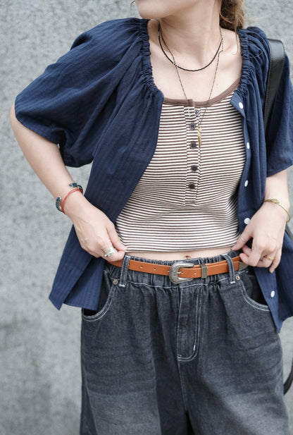 MZ627 GENUINE LEATHER LACE BELT