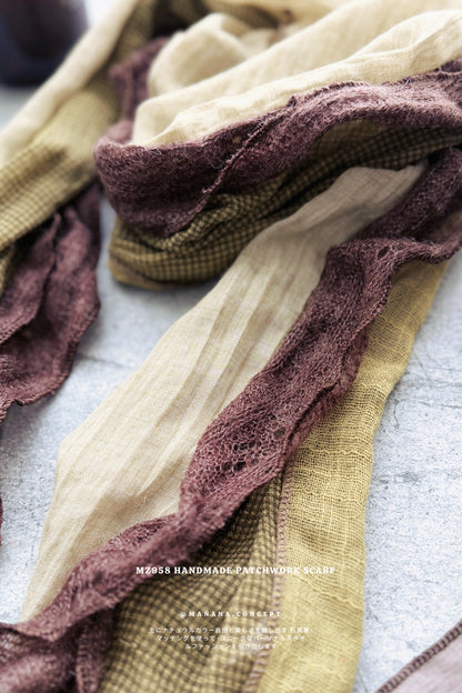 MZ958 HANDMADE PATCHWORK SCARF