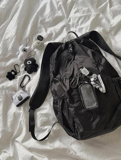 COCA POCKETABLE VERTICAL ZIPPER BACKPACK